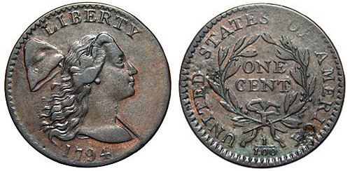 1794 Liberty Cap Large Cents